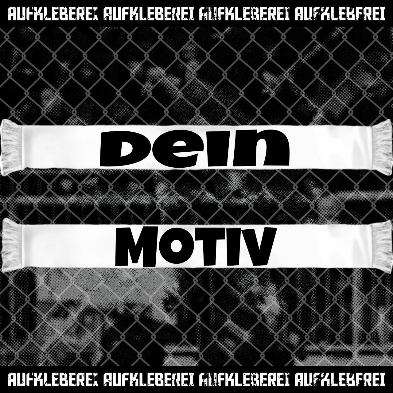 Silk scarf with your own motif