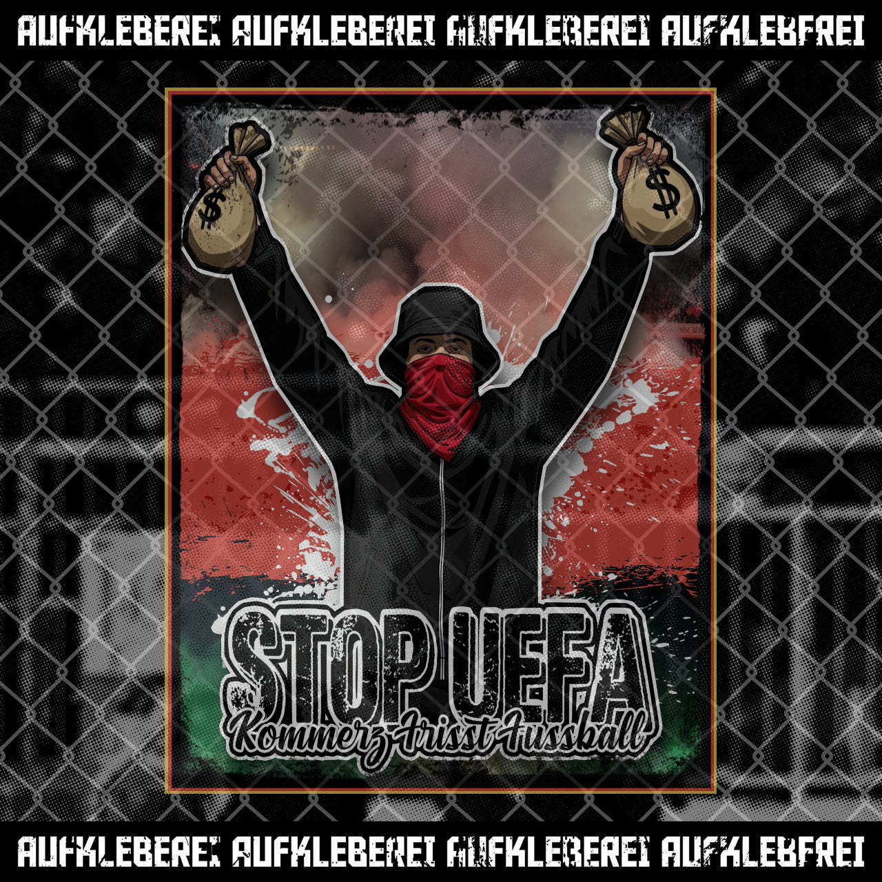Sticker "Stop UEFA"