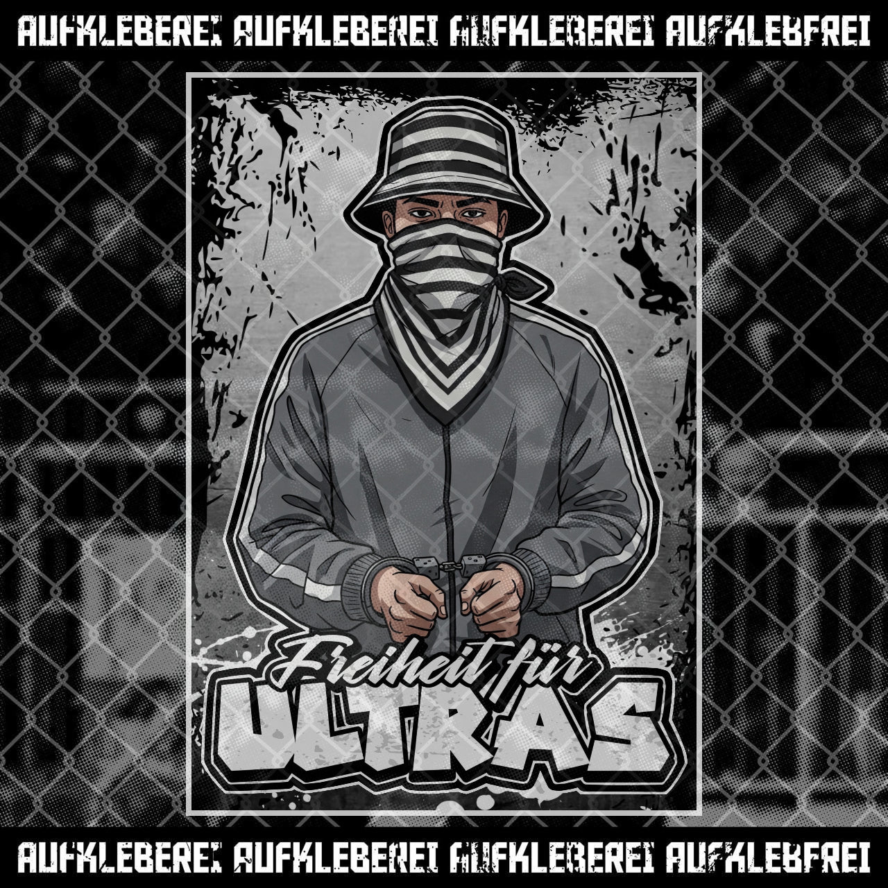 Autocollant « Liberté pour les ultras »