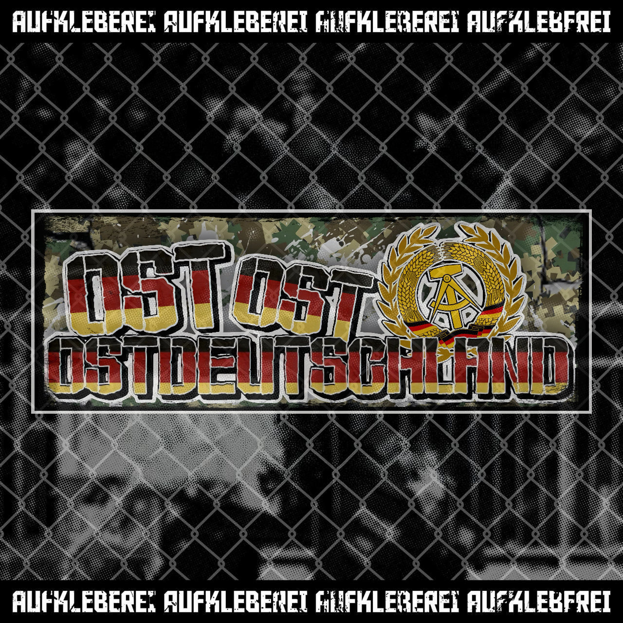 Sticker "East East East Germany"