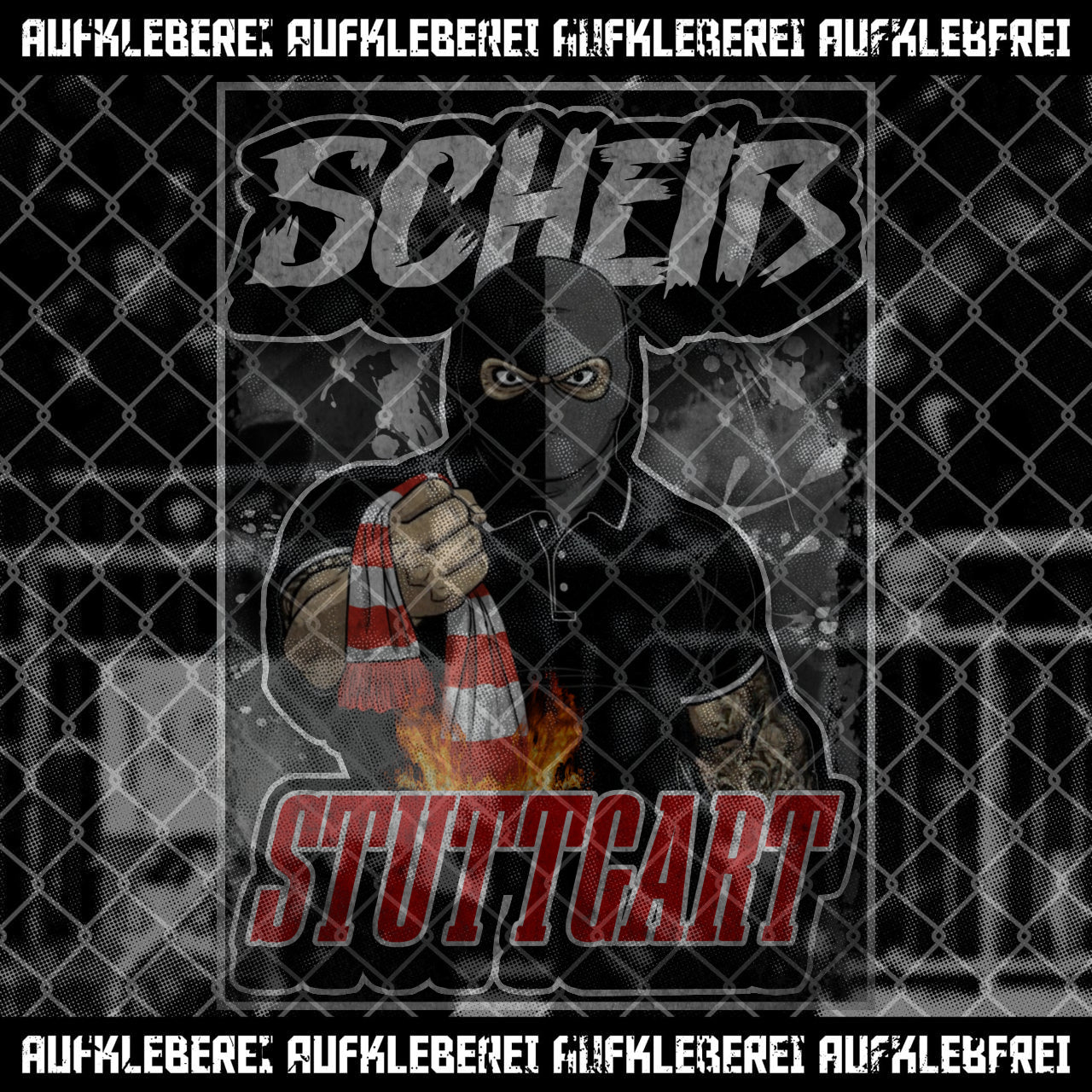 Sticker "Anti Stuttgart" XL