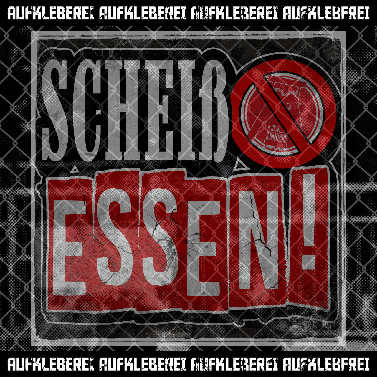 Sticker "Anti Essen" XL