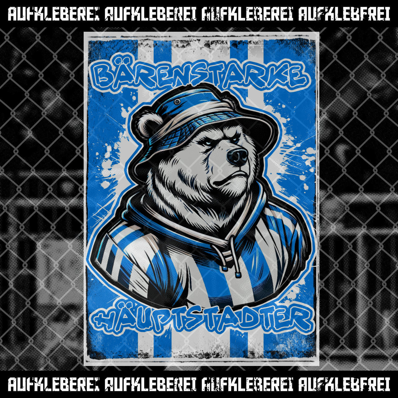 Autocollant « Résidents de la capitale résistants aux ours »