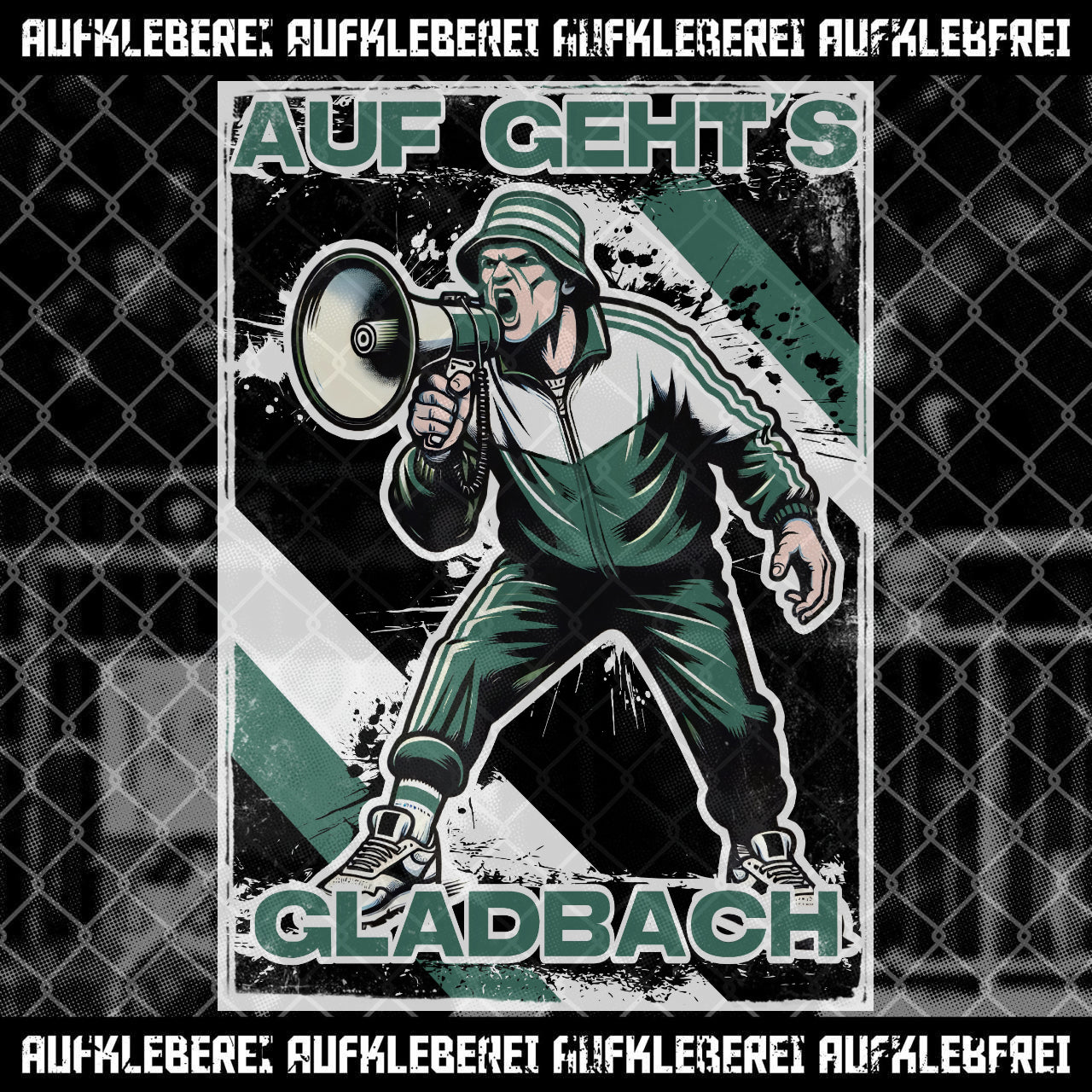 Sticker "Auf Gehts Gladbach"
