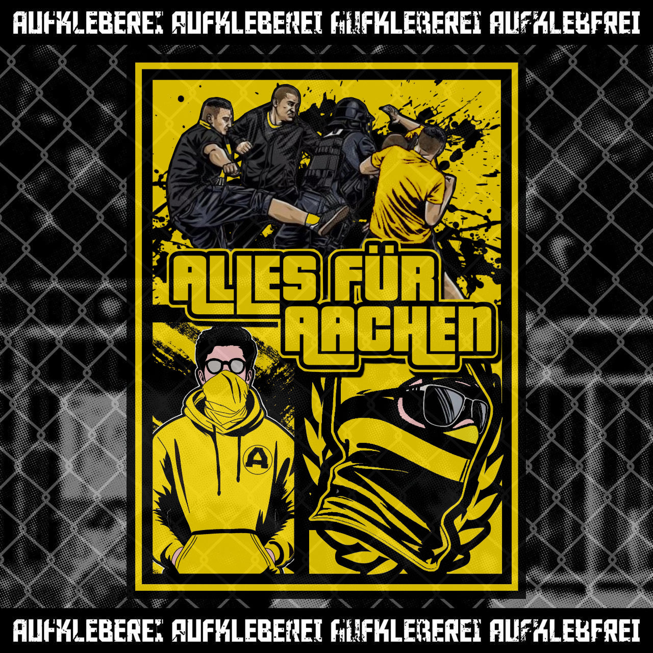 Sticker "Alles für Aachen"