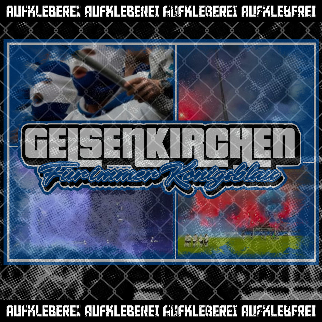 Sticker "Für immer Königsblau" XL