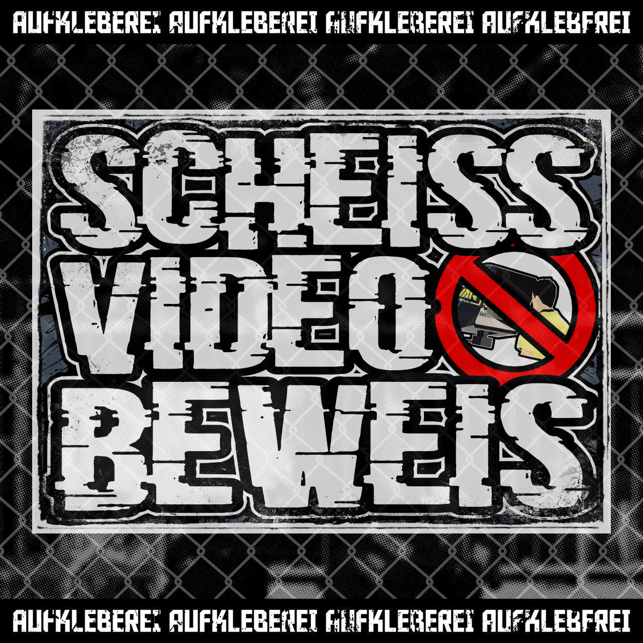 Autocollant « Preuve vidéo de merde » d'Autriche