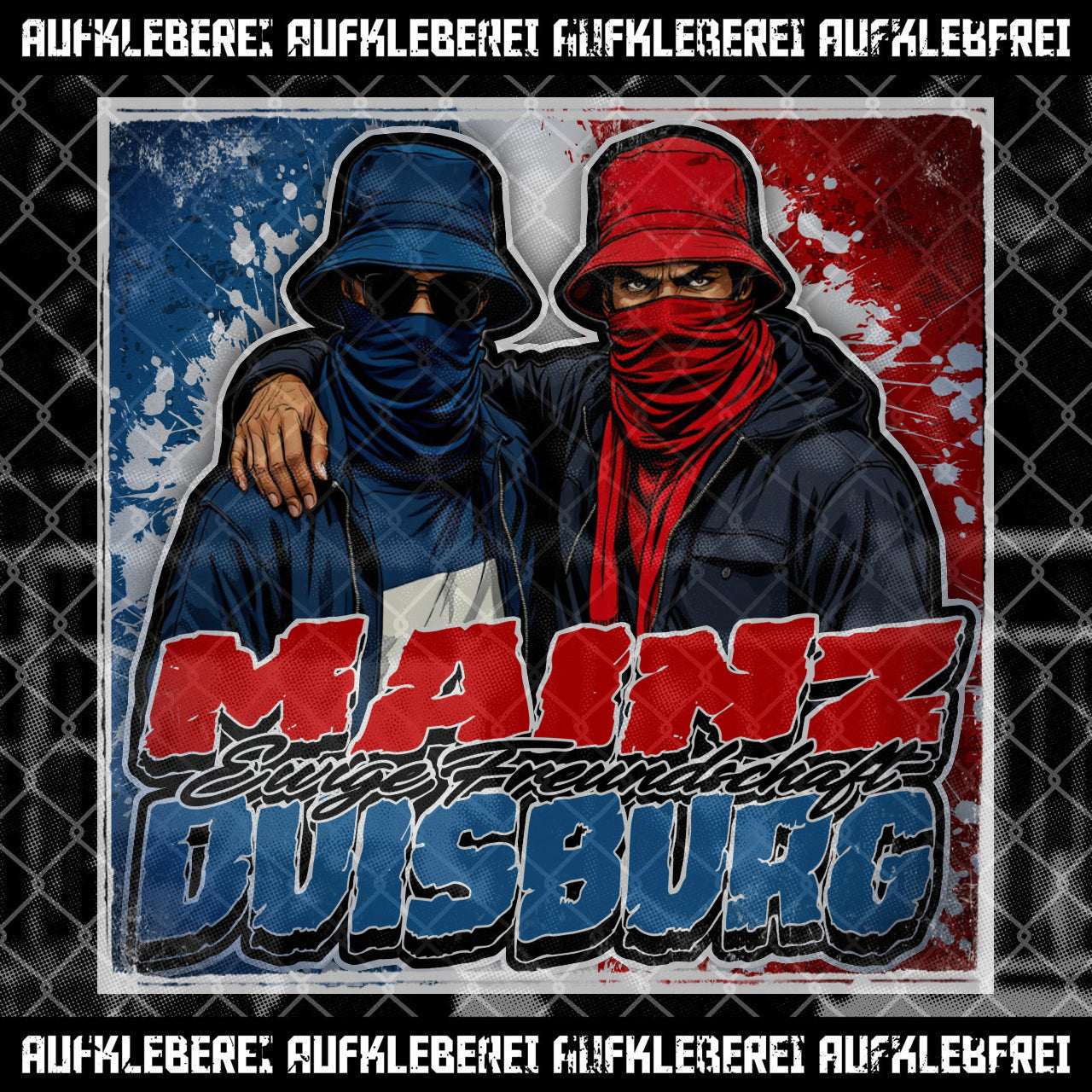 Autocollant « Mayence et Duisbourg »