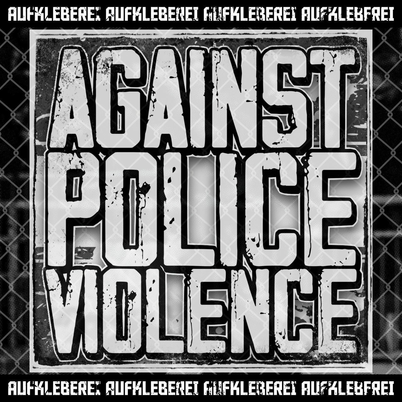 Autocollant « Contre les violences policières » d'Autriche