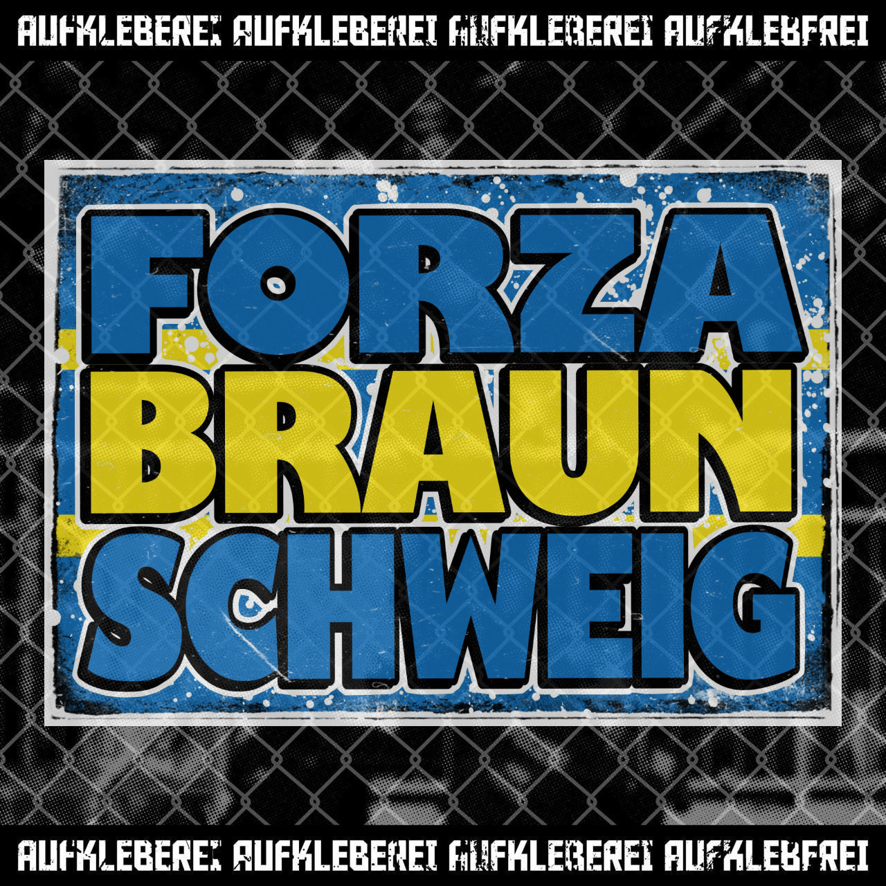 Sticker "Forza Braunschweig"