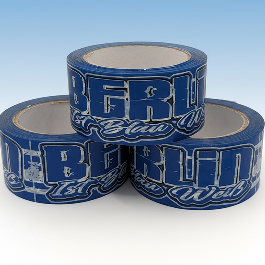 3 Kleberolle Berlin ist blau weiß näher gezoomt