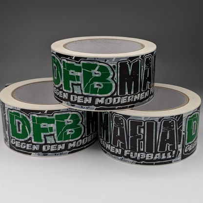 3 Kleberolle DFB Mafia mit schwarz-weißem Hintergrund