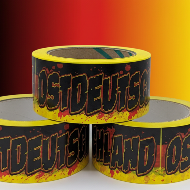 3 Kleberolle Ostdeutschland mit deutschen Farben