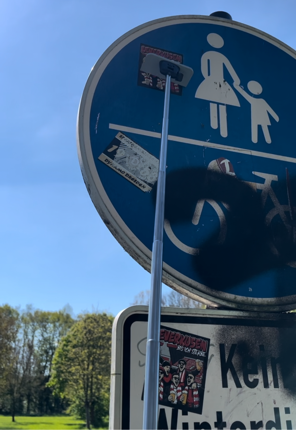 Sticker Applicator • Sticker Stange • Aufkleber Stab • Aufkleberei