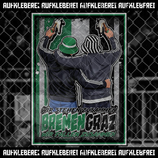 Sticker "Bremen x Graz" aus Österreich