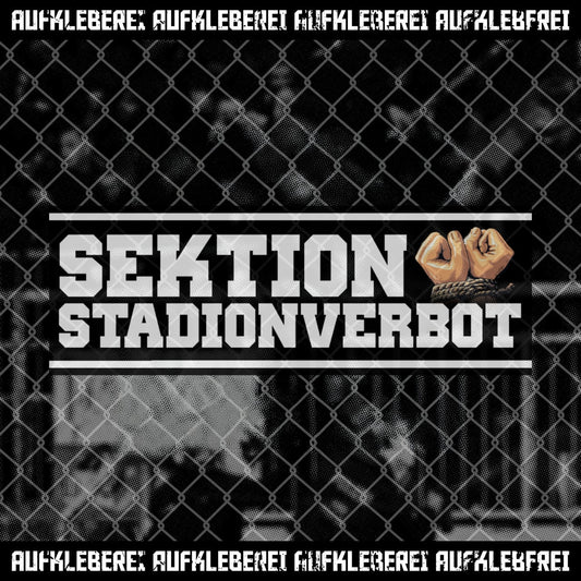Sticker "Sektion Stadionverbot"