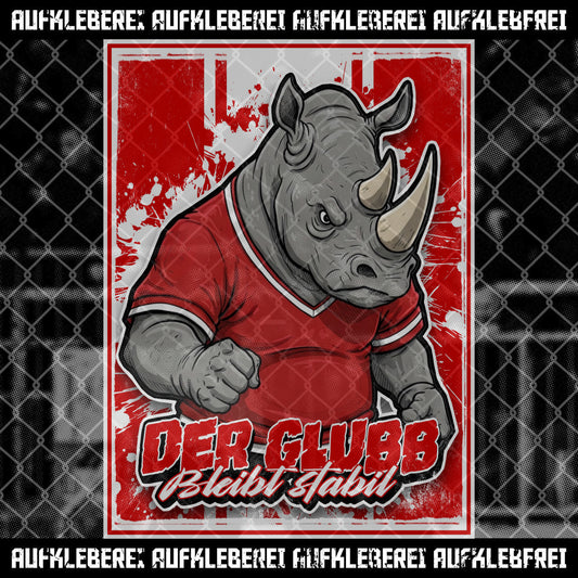 Sticker "Der Glubb bleibt stabil"