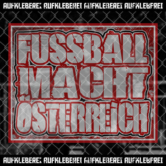 Sticker "Fußball Macht Österreich"