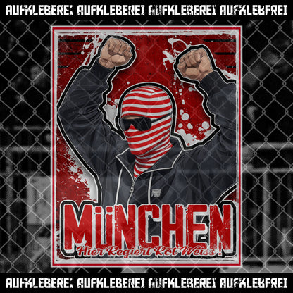 München Rot Überraschungsbox - Aufkleber & Kleberollen (ab Pro Box)