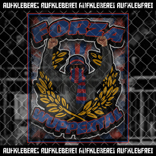 Sticker "Forza Wuppertal" XL