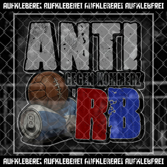 Sticker "Anti RB gegen Kommerz" XL