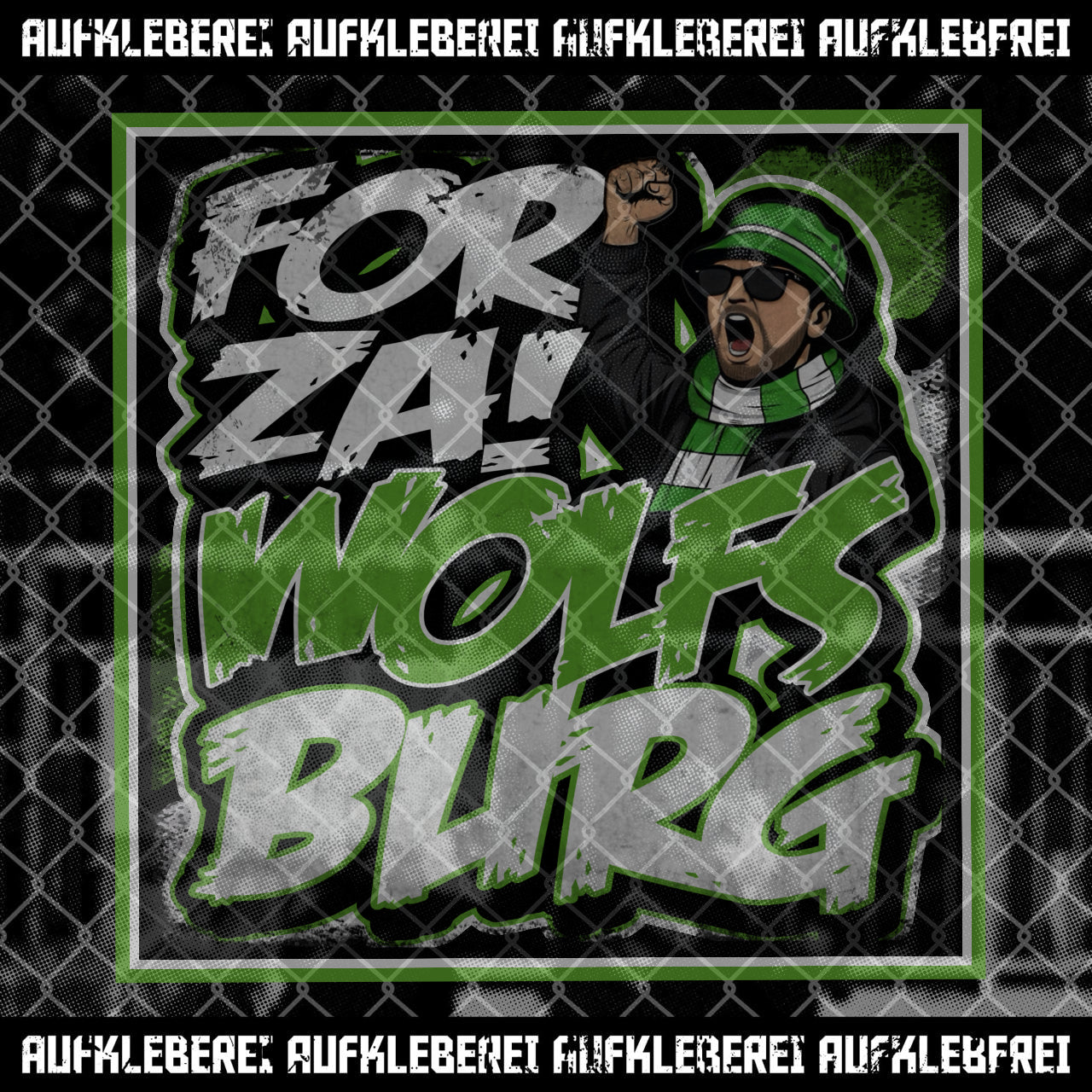 Sticker "Forza Wolfsburg" XL