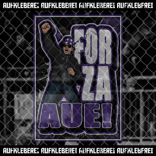 Sticker "Forza Aue" XL