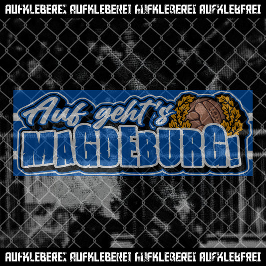 Sticker "Magdeburg for city and club"