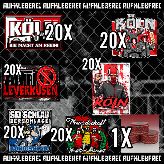 Köln - Gib mir alles Aufkleber Paket