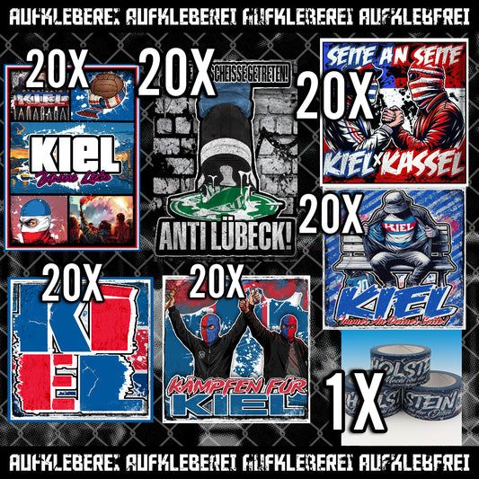 Kiel - Gib mir alles Aufkleber Paket
