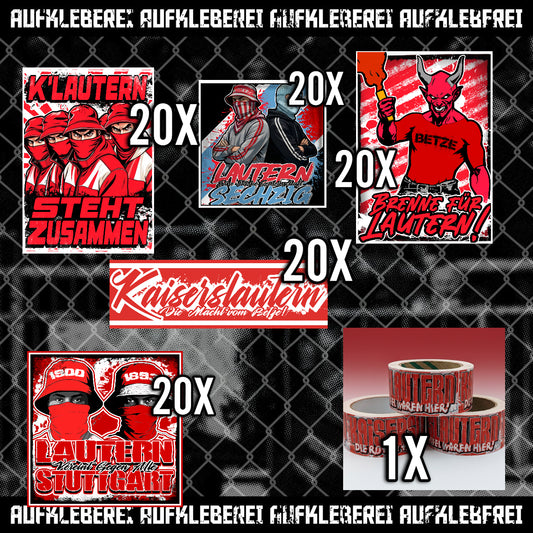 Kaiserslautern - Gib mir alles Aufkleber Paket
