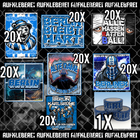 Berlin - Gib mir alles Aufkleber Paket