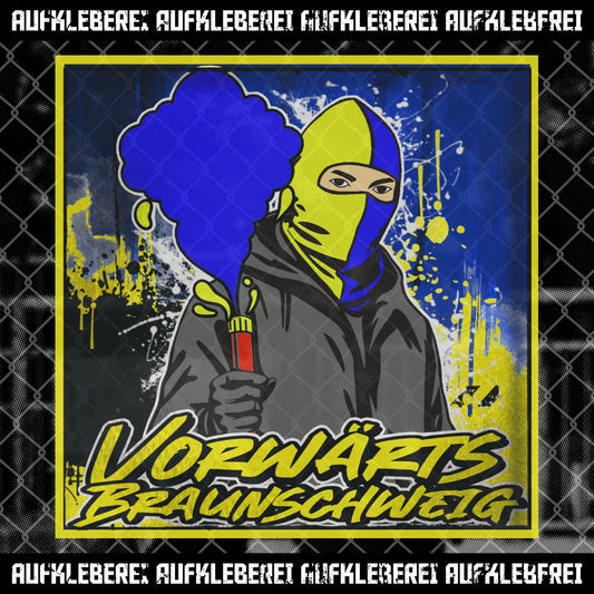 Sticker "Vorwärts Braunschweig"