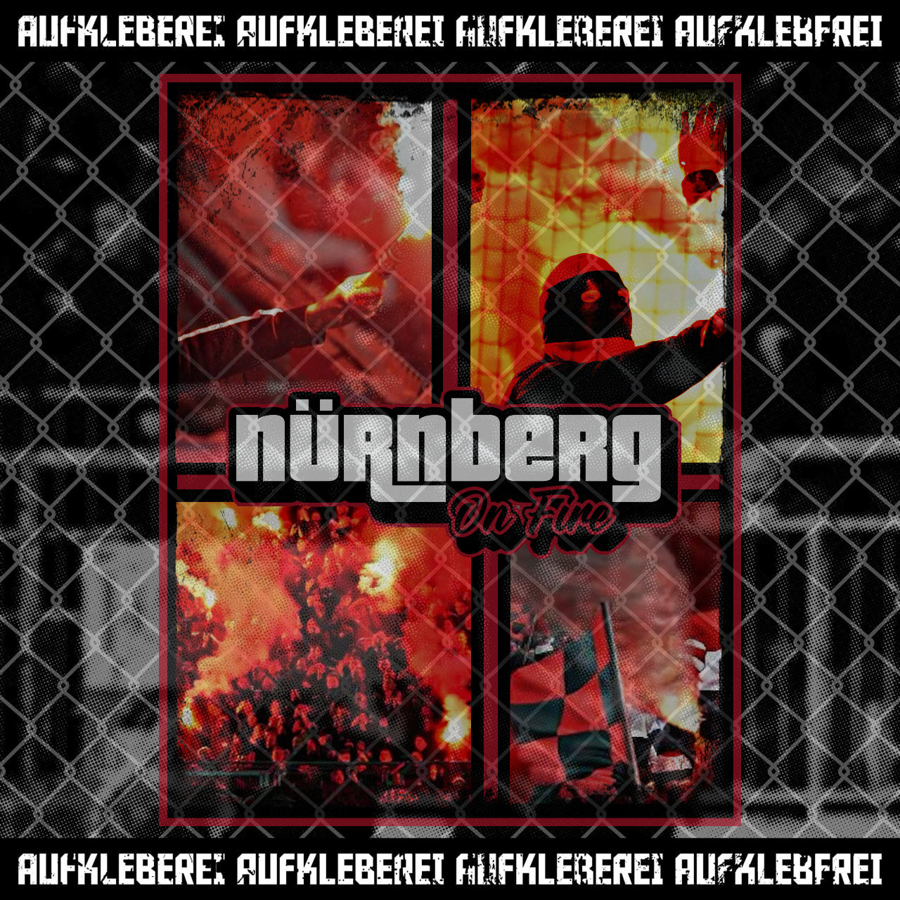 Sticker "Nürnberg on Fire" XL