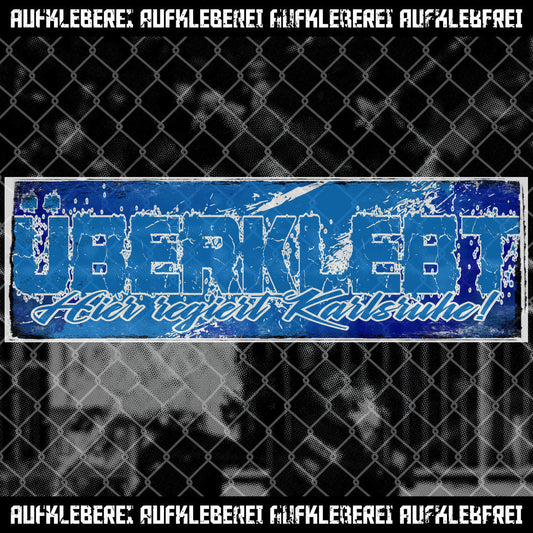 Sticker "Überklebt Karlsruhe"