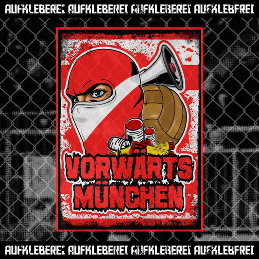 Sticker "Vorwärts München"