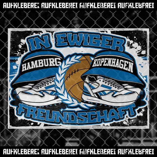 Sticker "Hamburg und Kopenhagen"