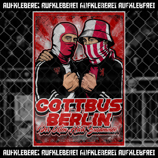 Sticker "Cottbus und Berlin"