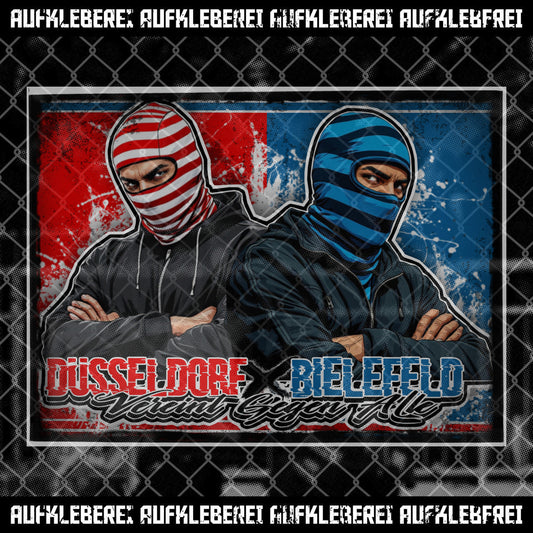 Sticker "Düsseldorf und Bielefeld"