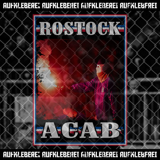 Sticker "Rostock ACAB" XL