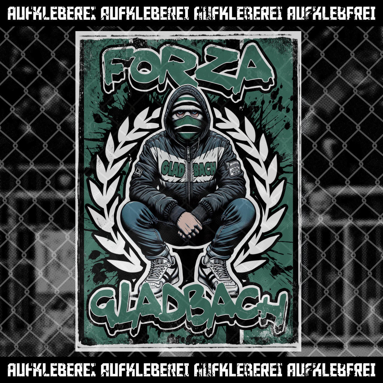 Autocollant « Forza Gladbach »