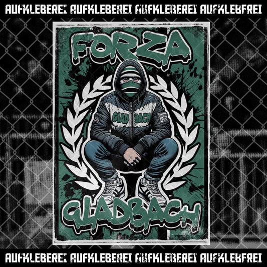 Autocollant « Forza Gladbach »