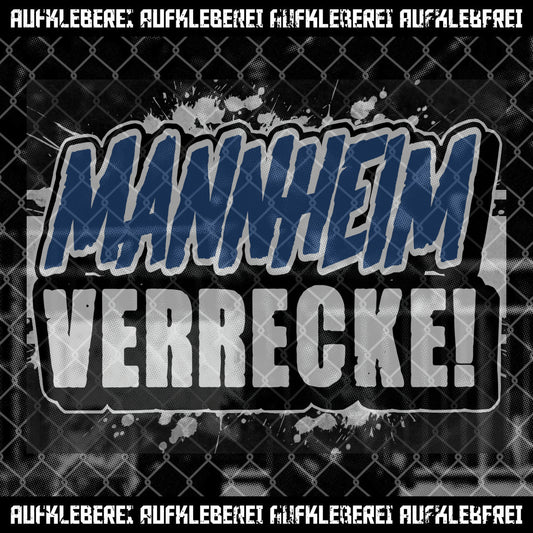 Sticker "Anti Mannheim" XL