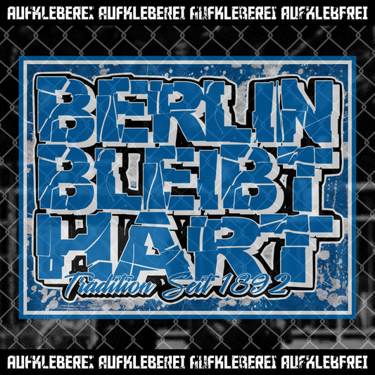 Sticker "Berlin bleibt hart"