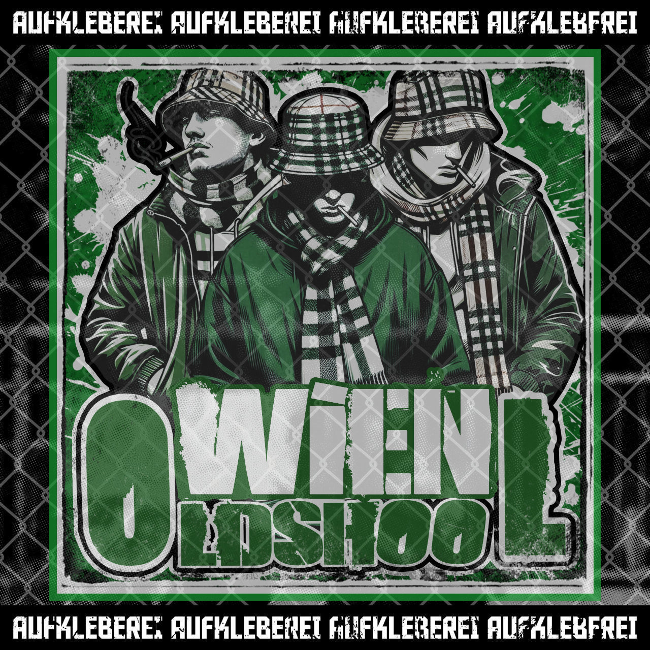 Sticker "Wien Oldschool" aus Österreich