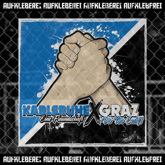 Sticker "Karlsruhe & Graz"