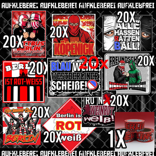 Berlin Köpenick - Gib mir alles Aufkleber Paket