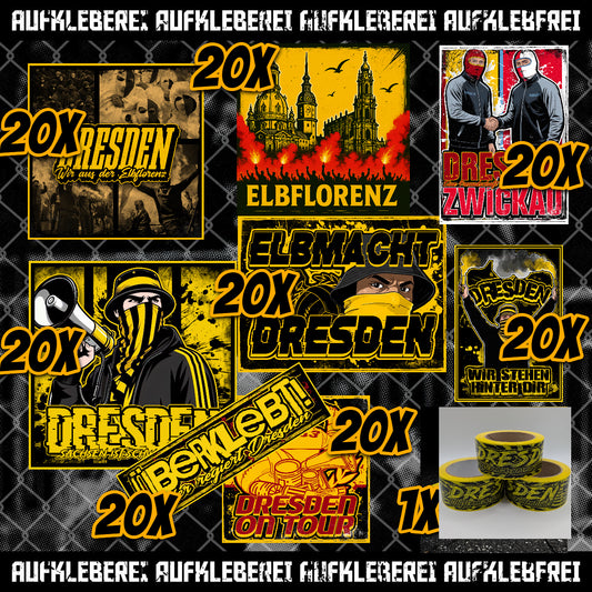 Dresden - Gib mir alles Aufkleber Paket