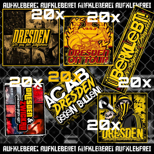 19,99 Euro Dresden Aufkleber Sparset