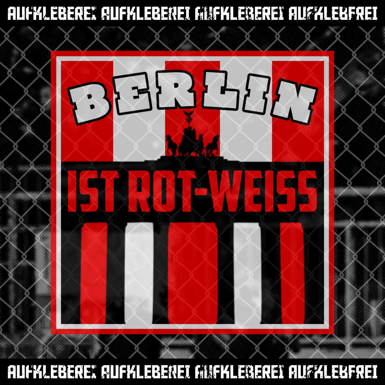 Autocollant « Berlin est rouge et blanc »